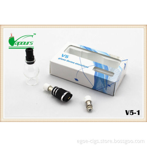 360mah Elips Ecig  , Ceramic Coil Glass Globe Wax Vaporizer Pen With Elips Battery
